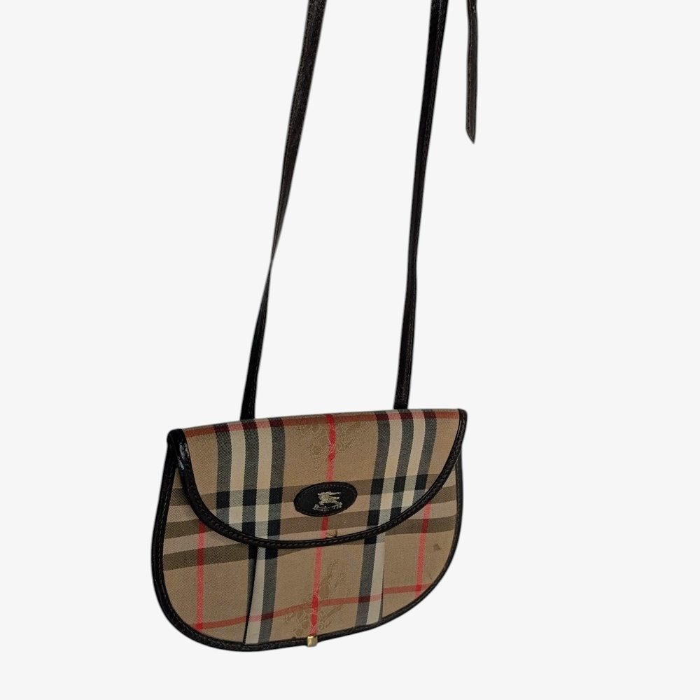 Burberry Vintage Check Pattern Mini Shoulder Bag